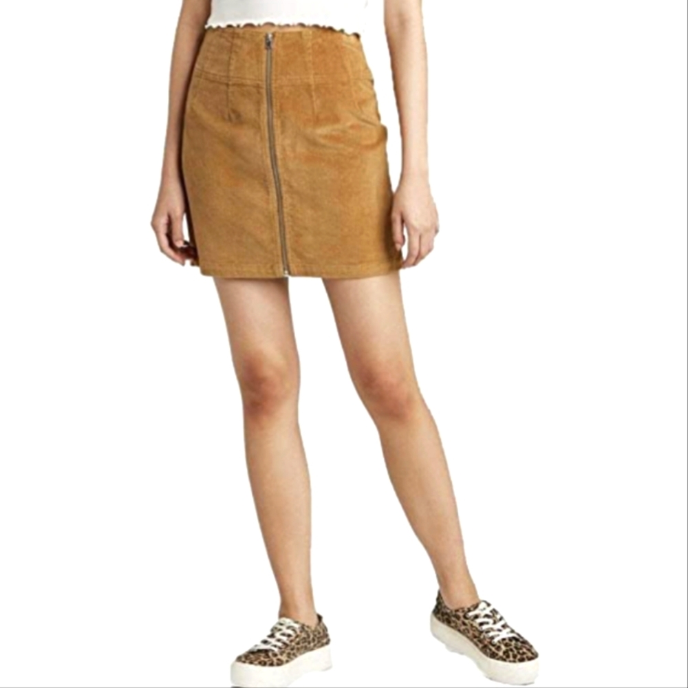 NWOT Wild Fable Corduroy Zipper Skirt